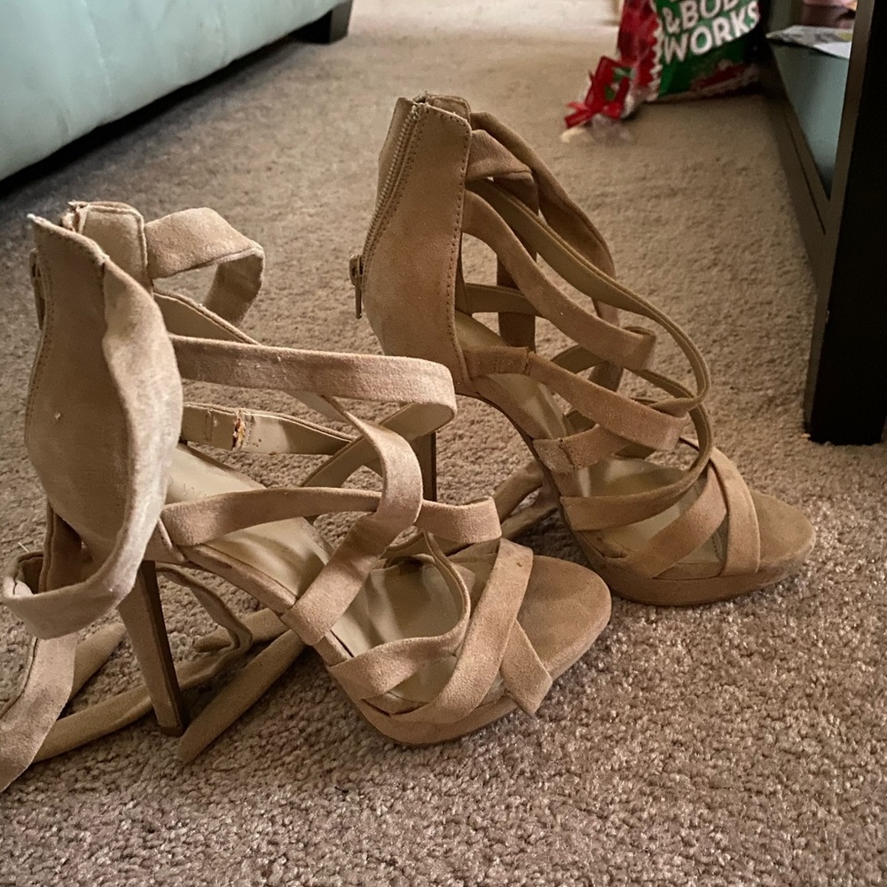 Wild Diva heels with black dress